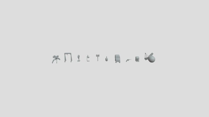 [HW2 XYZ School] 10 blocking 3D Model