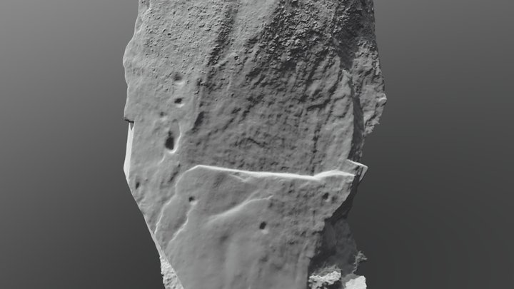 White Stone Trimmed 3D Model