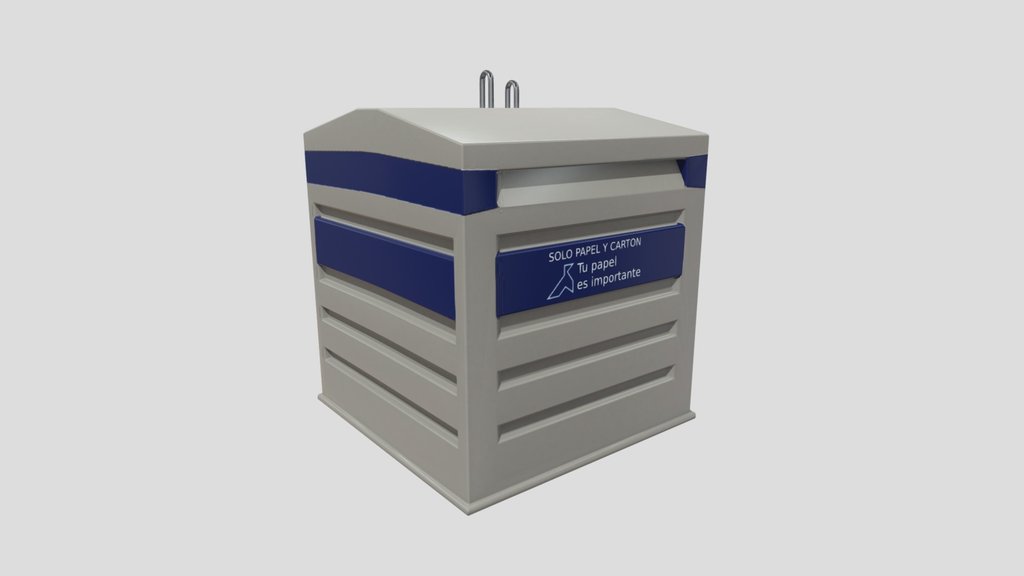 Cardboard recycling bin