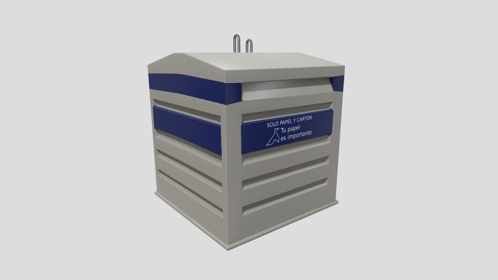 Cardboard recycling bin