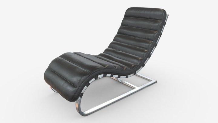 Oviedo Leather Lounge 3D Model