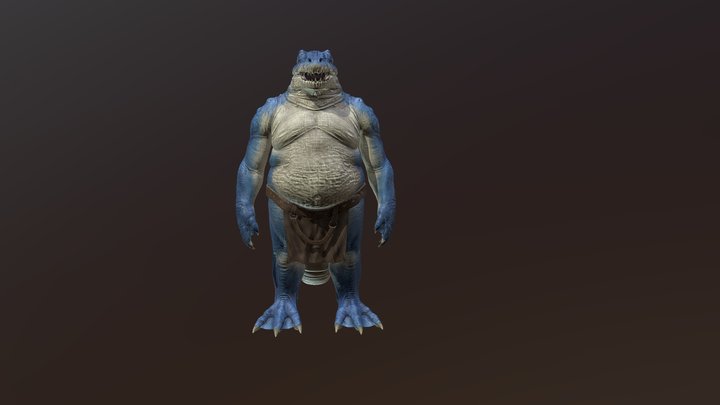 crocodile 3D Model