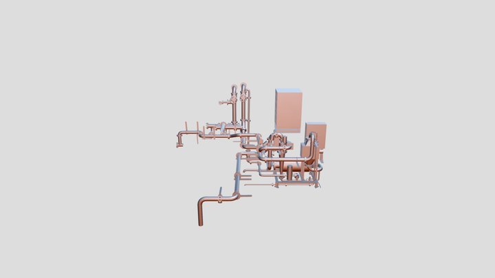 Ballast Water Management Plant 3D Model