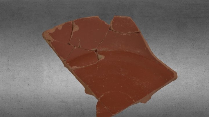 FRAGMENTO DE CERÁMICA SIGILLATA 3D Model