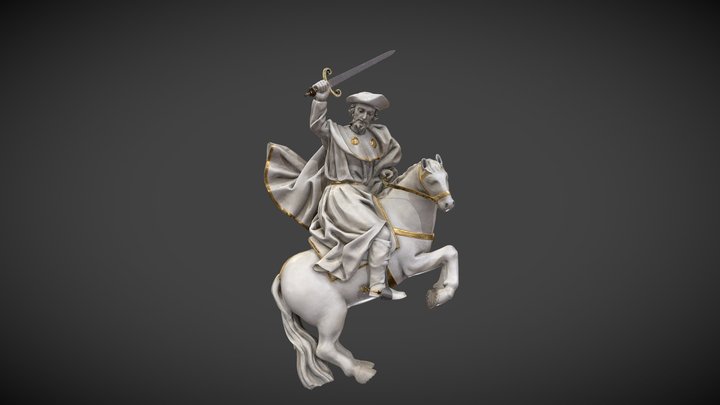 Santiago apóstol. Turégano, Segovia 3D Model