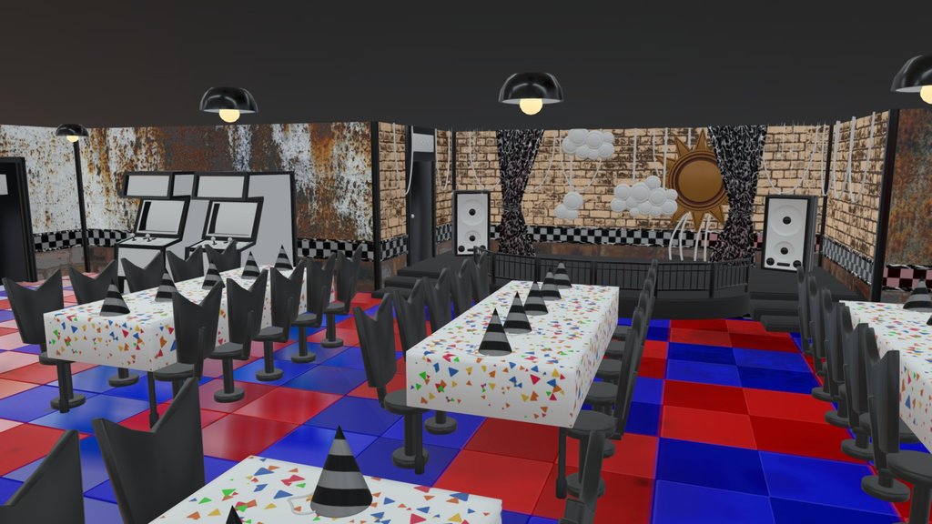 FNAF 1 HARİTASI