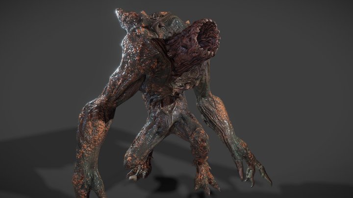 Monster Leech 3D Model
