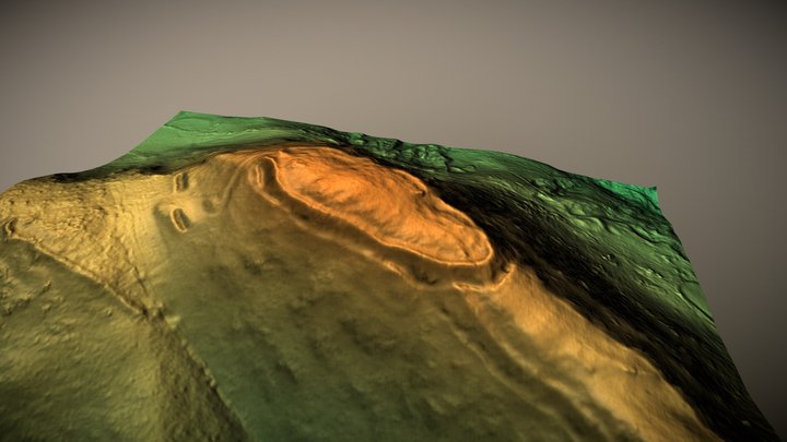 Earl's Hill, Shropshire (UK) – Free 3D Model STL