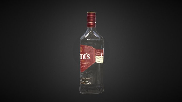 Grant´s  Bottle (micro details) 3D Model