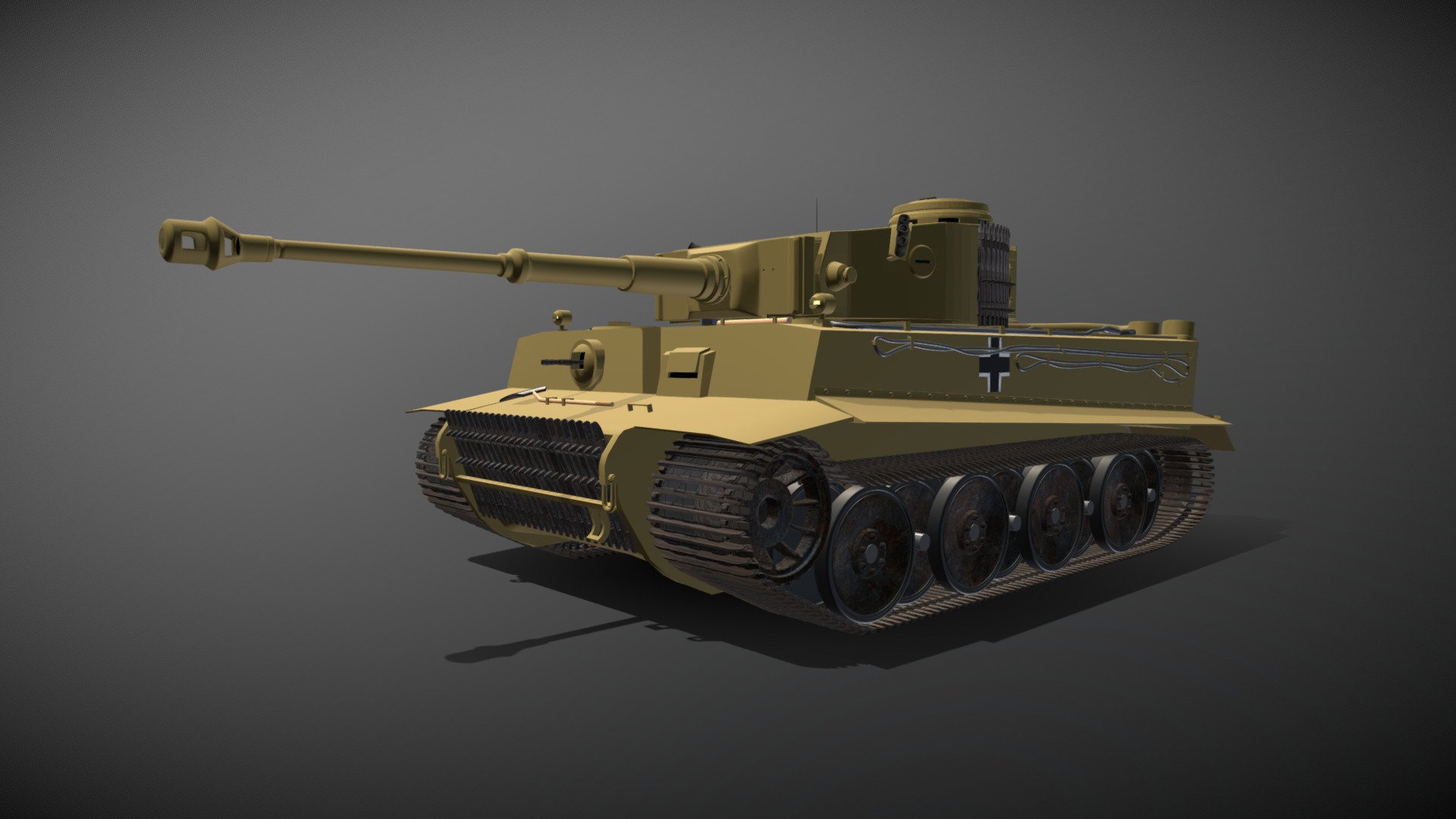 Tiger-tank 3D models - Sketchfab