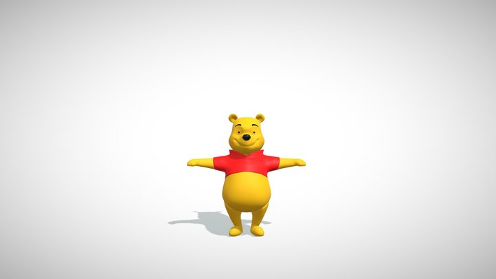 (Free) winnie the pooh 3D Model