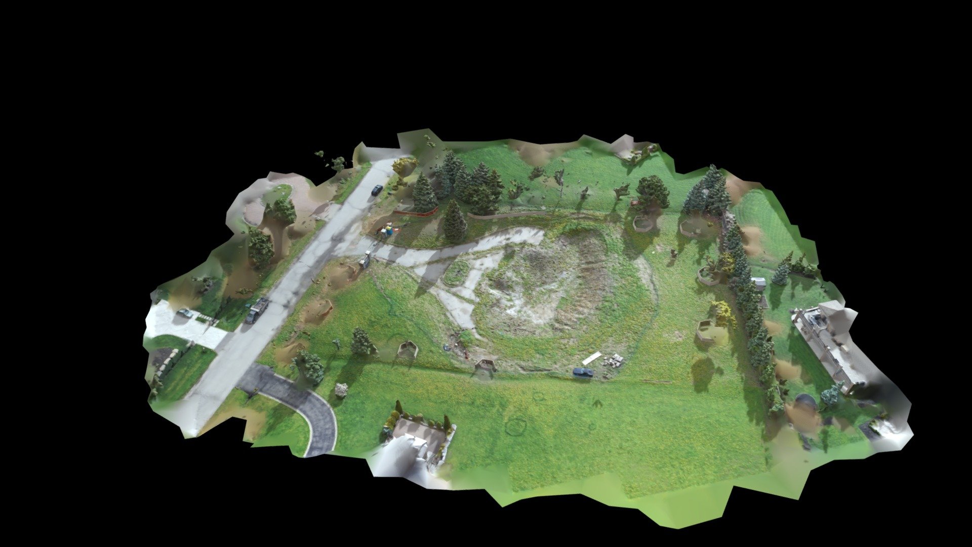 Vaughan Estate Custom Home - Existing Site — Sketchfab embed 3D viewer