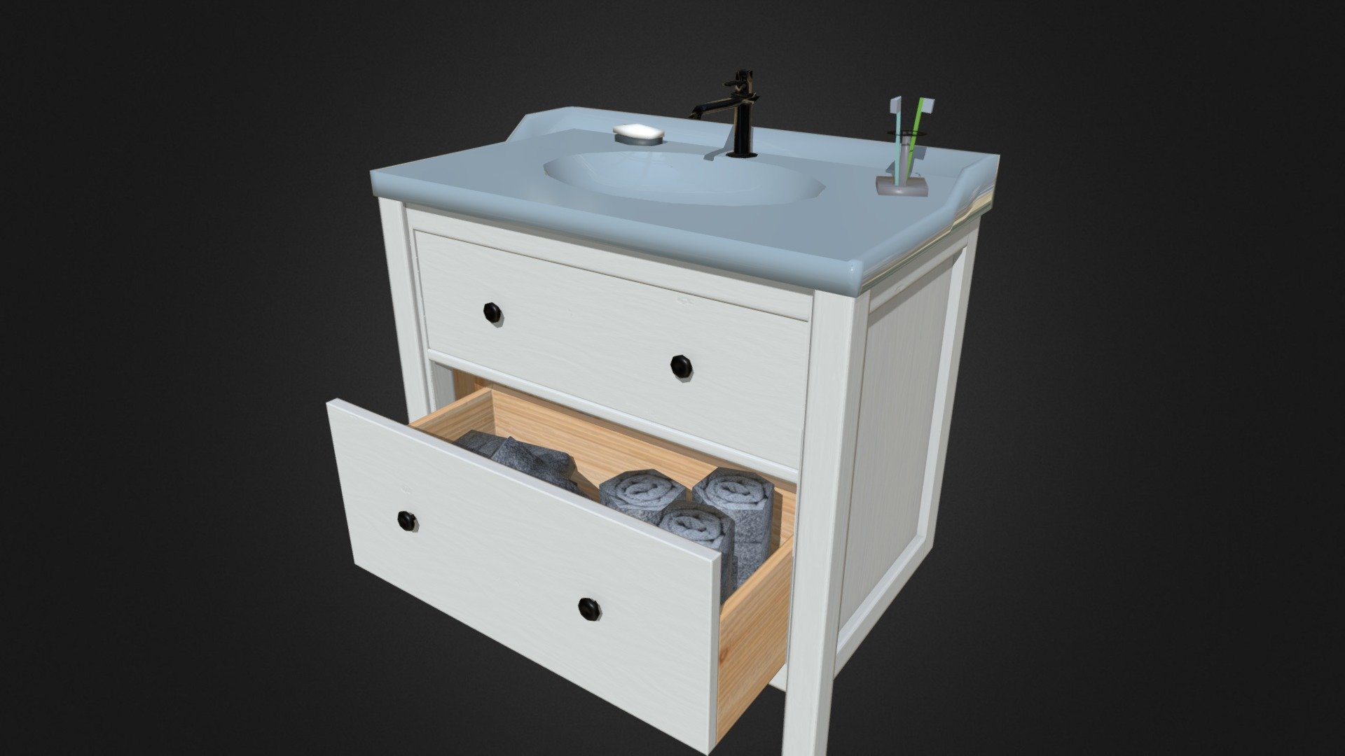 Sink cabinet A