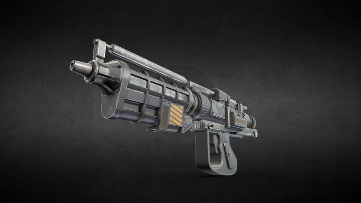 E-5 blaster rifle 3D Model