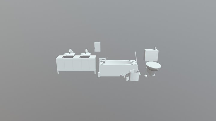Batroomset 3D Model