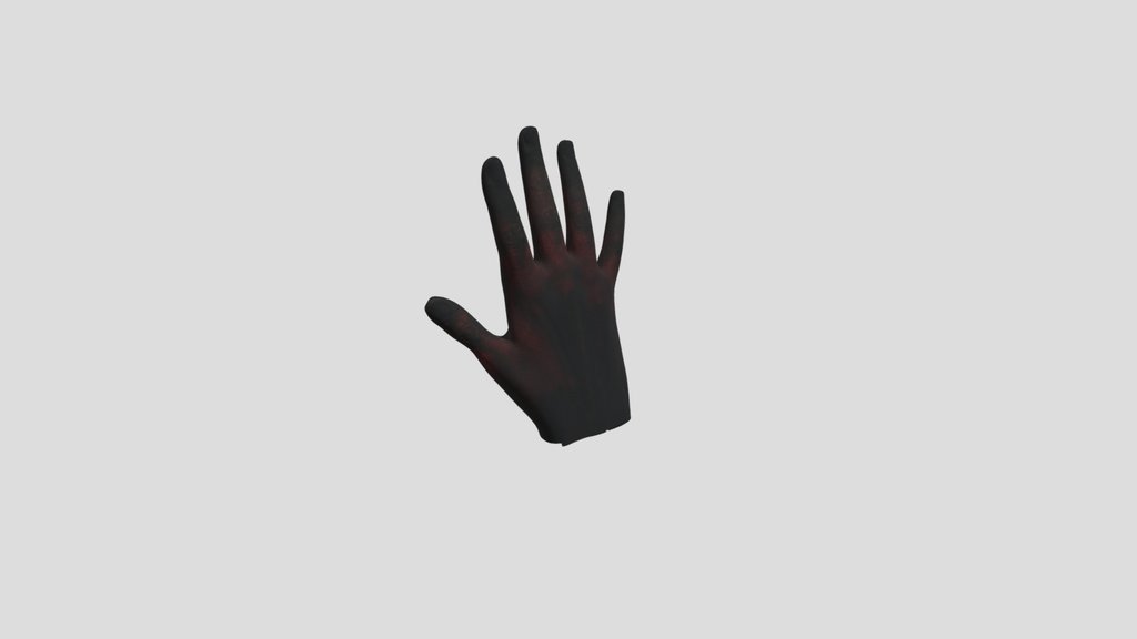 Creepy Horror Eye Hand (RIGGED)