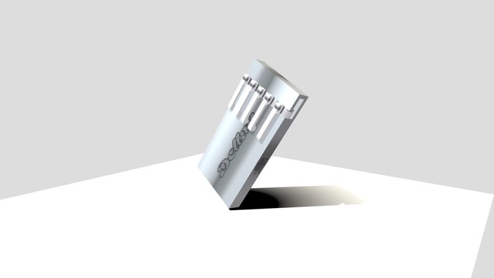 Pen box with pens (rigged) 3D Model