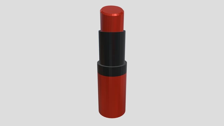 Lipstick Tube 3D Model