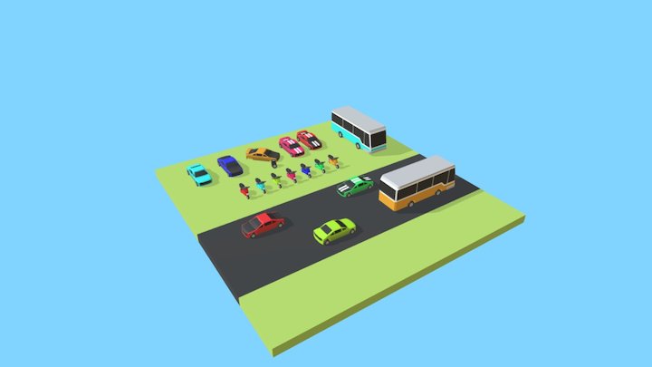 Game Liberty-Dev - Low Poly Vehicles 3D Model