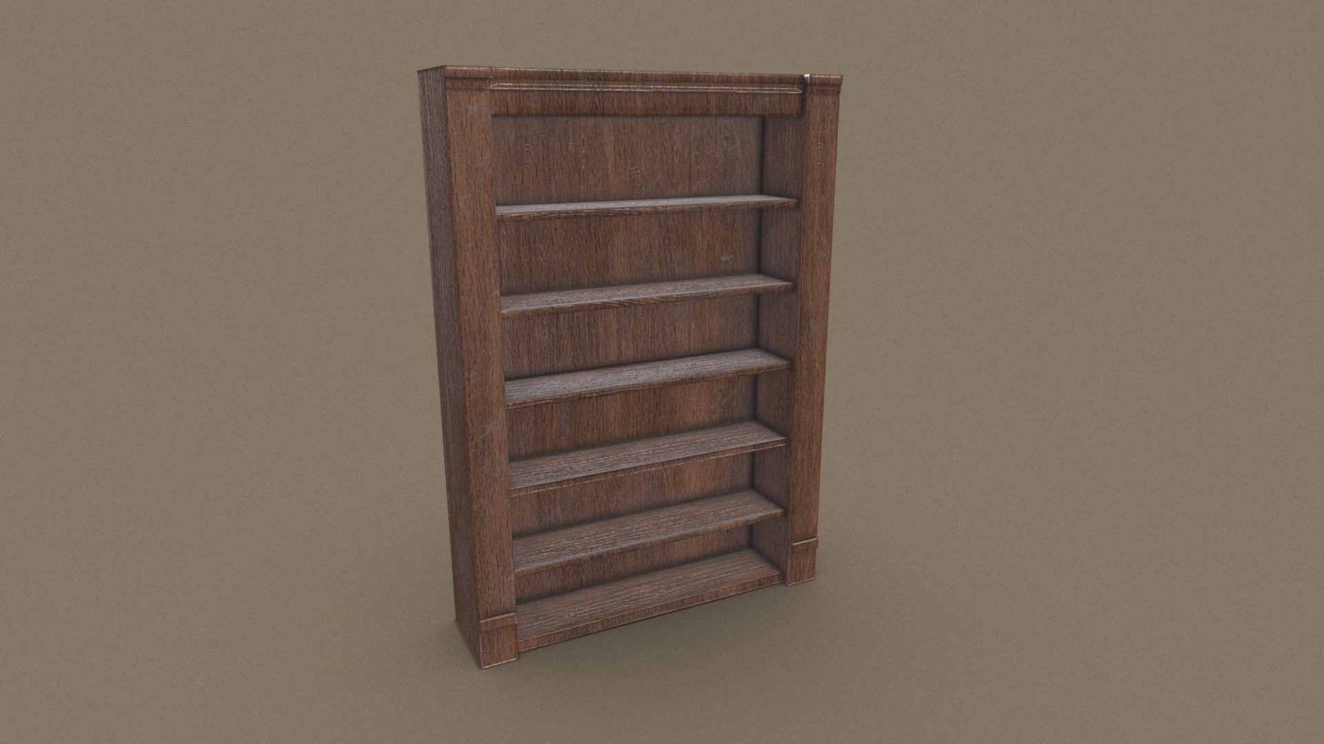 Old bookshelf - Buy Royalty Free 3D model by Sousinho [3d4bc55 ...