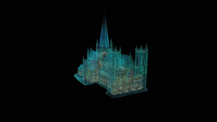 Nidarosdomen Pointcloud 3D Model