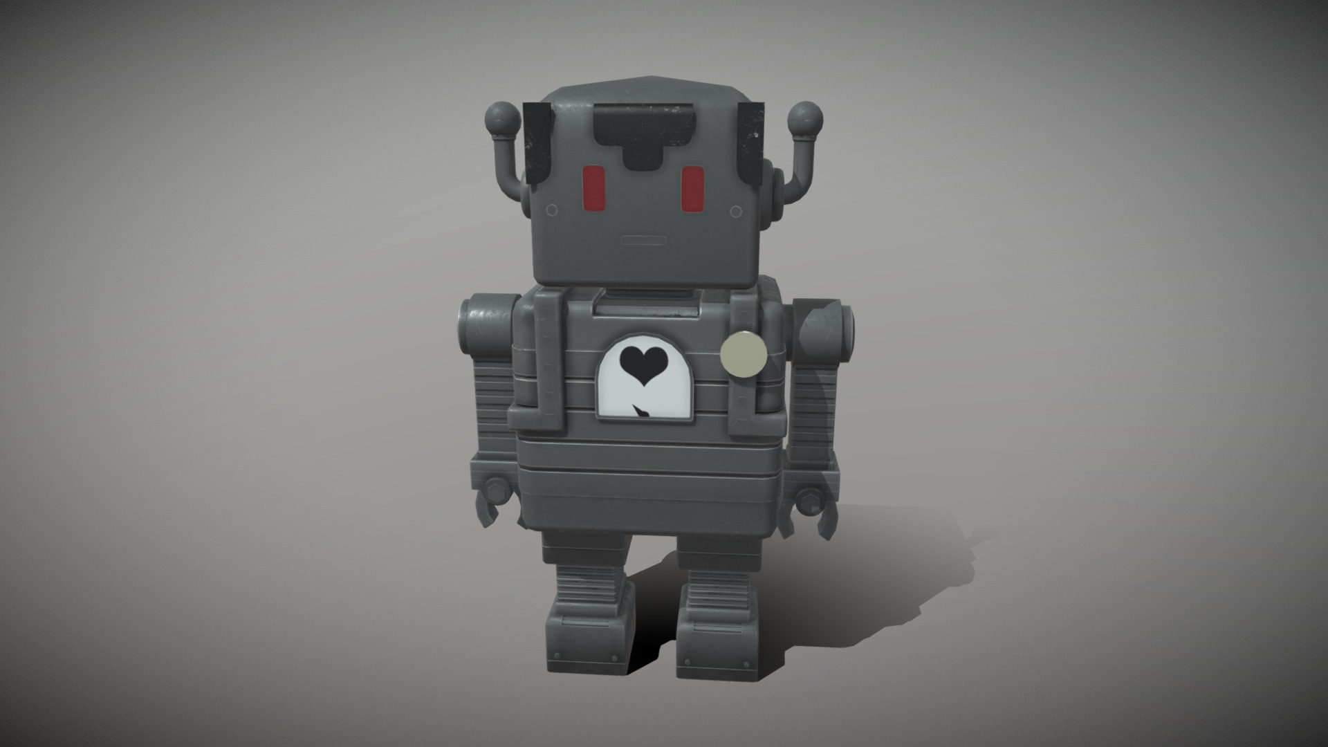 3D model Bipedal Robot - This is a 3D model of the Bipedal Robot. The 3D model is about a black robot with a white background.