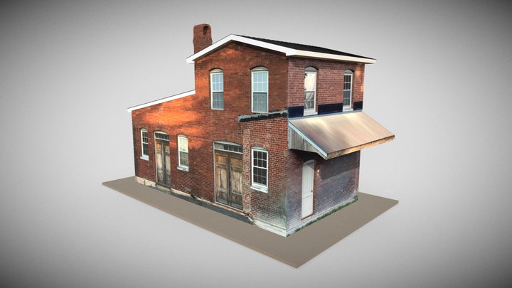Glade Valley Mill Engine House 3D Model