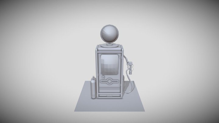 IMAGINARY FUTURUISTIC OXYGEN PUMP 3D Model