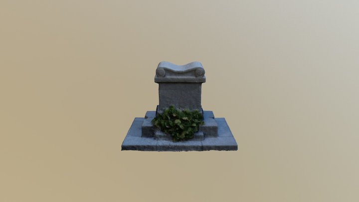 Monumento ai caduti Cedrate 3D Model