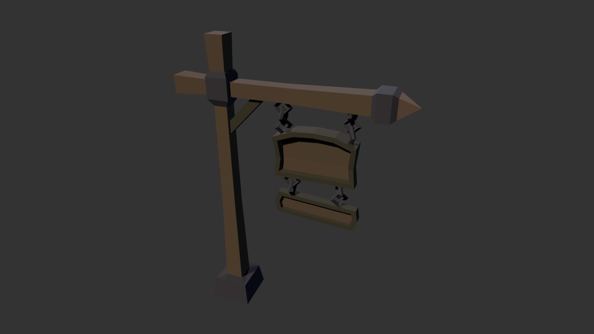 Medieval Fantasy Contest Asset - Sign