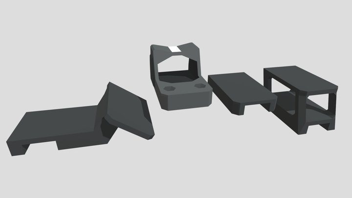 RMR red dot sight 3D Model