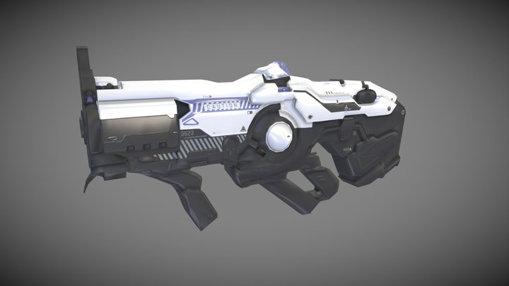 Plasma Rifle - Doom 3D Model