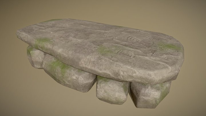 Stone Altar 3D Model