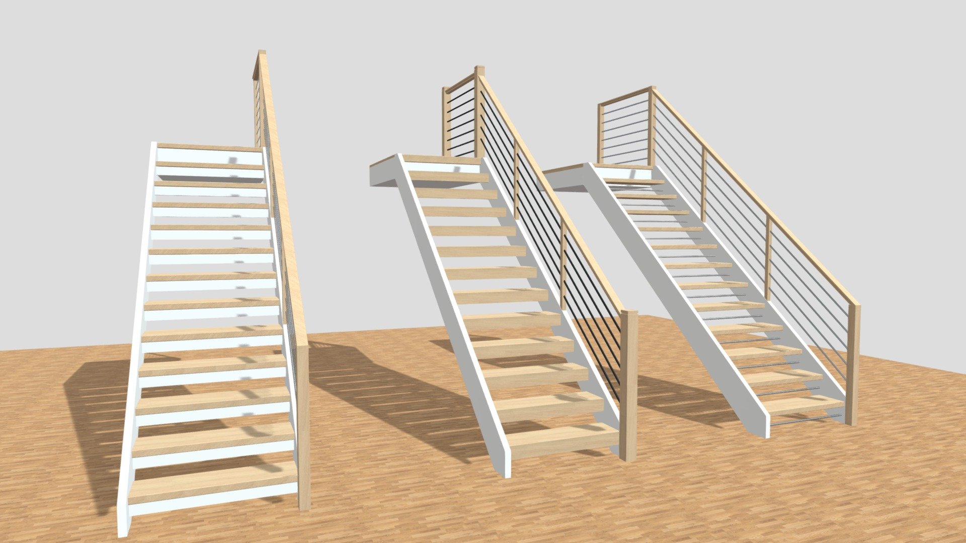 Pocket stair Samples 3D model by PatDPS [3d4fa0c] Sketchfab