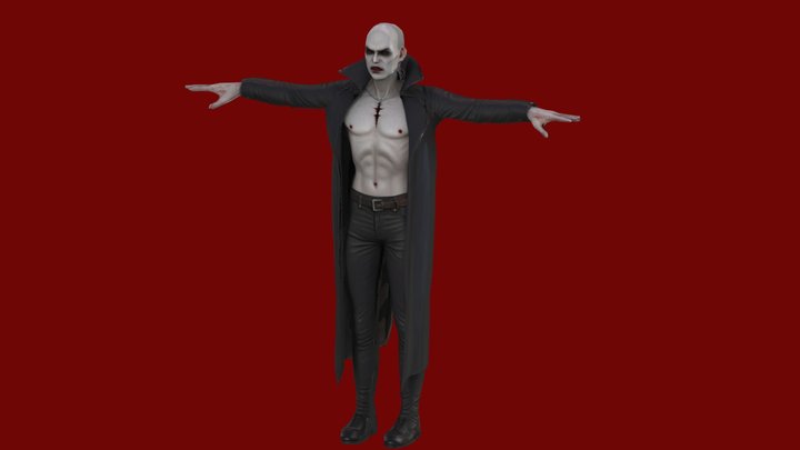 Vampire character model 3D Model