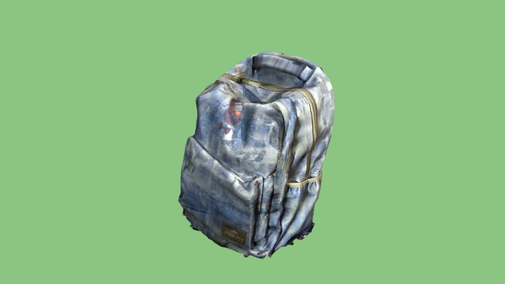 School Bag 3D Model