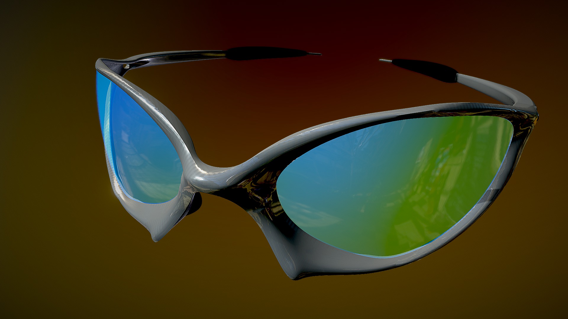 Oakley Juliet Sunglasses 3D model