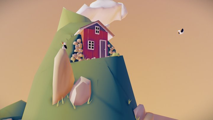 Iceland island 3D Model