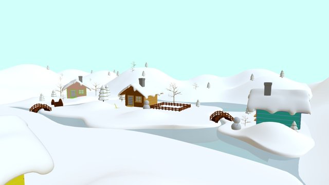 shades snow 2 3D Model