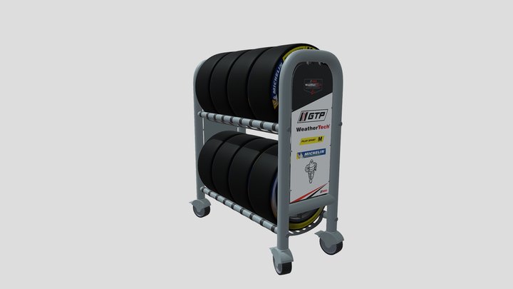 Tyre Holder 2024 Medium 3D Model