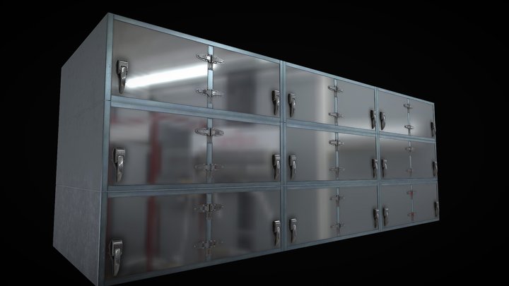 morgue refrigerator-12MB – Modelo 3D gratuito STL