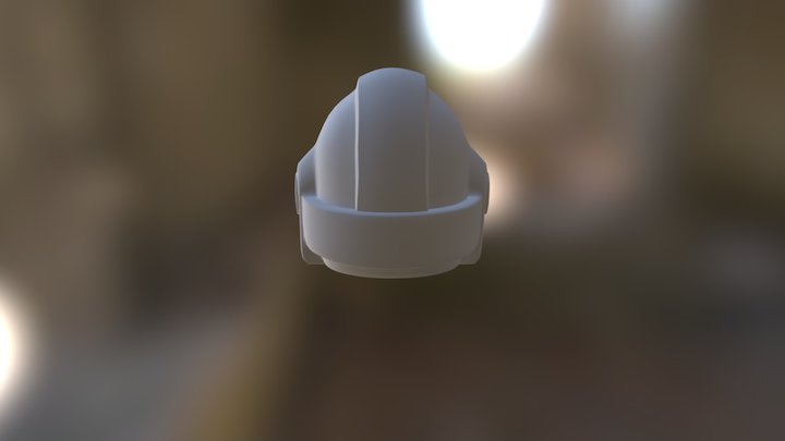 Space Marine Helmet 3D Model
