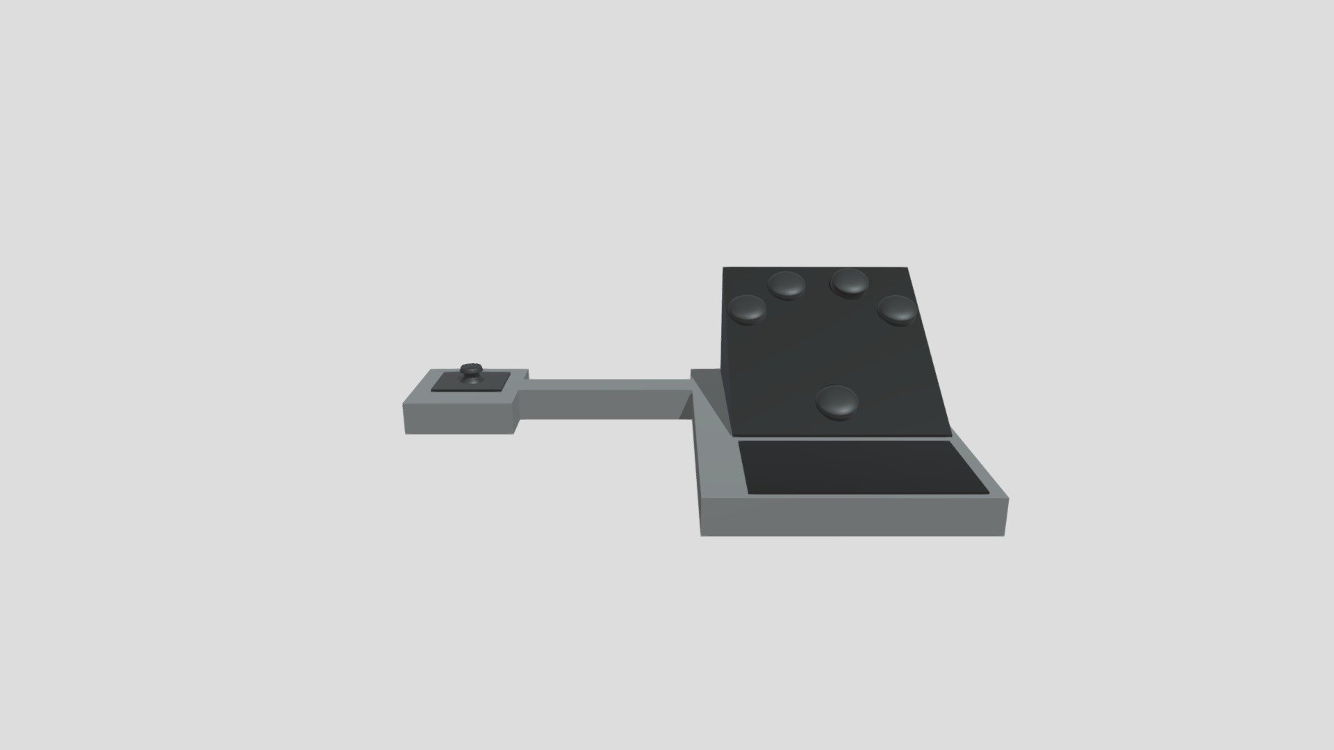 Foot Platform Model - 3D model by gunr995 [3d59bc6] - Sketchfab