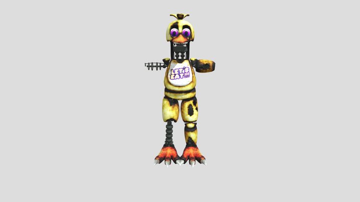 Salvage Chica(Five Nights At Foxy's 2) 3D Model