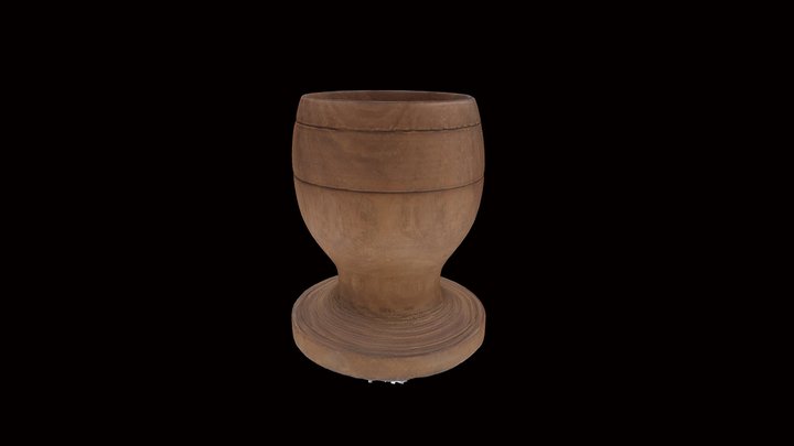 Wooden Egg Cup 3D Model