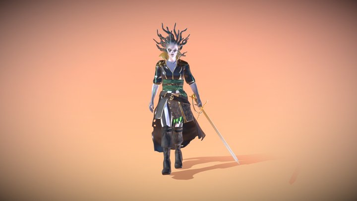 GART220 Character 3D Model