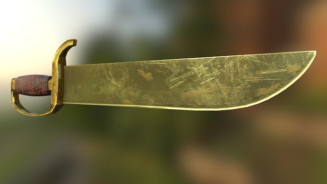 Butterfly Sword 3D Model