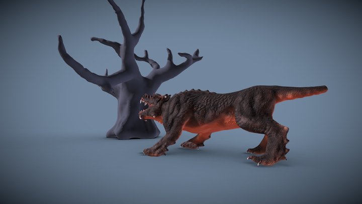 Genetically modified cat/lion style animal – Modelo 3D gratuito STL