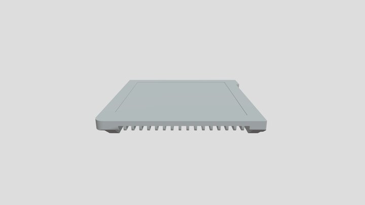 3ds Cartridge 3D Model