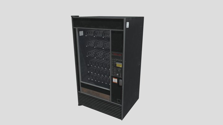 Retro Vending Machine Sketchfab 3D Model